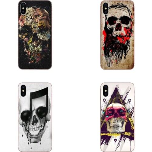 Cute Halloween Colorful Skull Pastel Art For HTC U11 Life Capa U11 Plus U 11 U12 Life