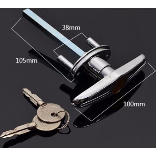 1 Types Garage Door Opener T Lock Handle with 2keys Secure Garage Door Locks