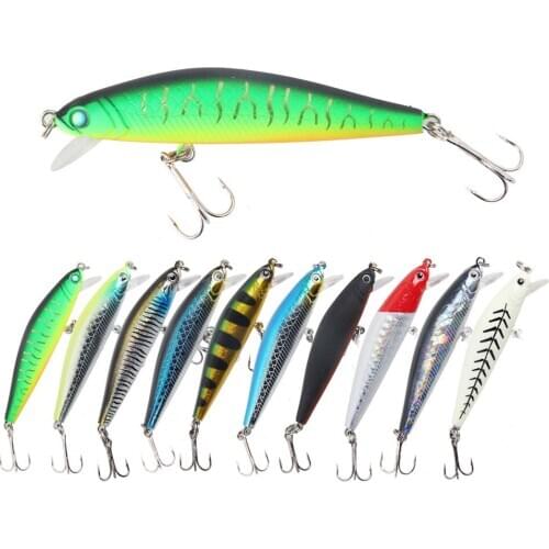 1pcs Floating Minnow Fishing Lure 7cm 6g Crankbait Artificial Hard Bait Bass Wobblers 3D Eyes Pesca Carp Pike Fishing Tackle