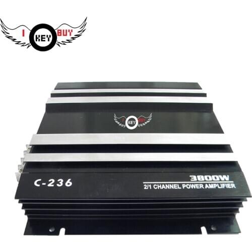 Audio 12V Amplifier 2 Way Channel High Power 3800W Car Amp Best Quality Mosfet Stereo Van Acoustic Amplifiers Booster