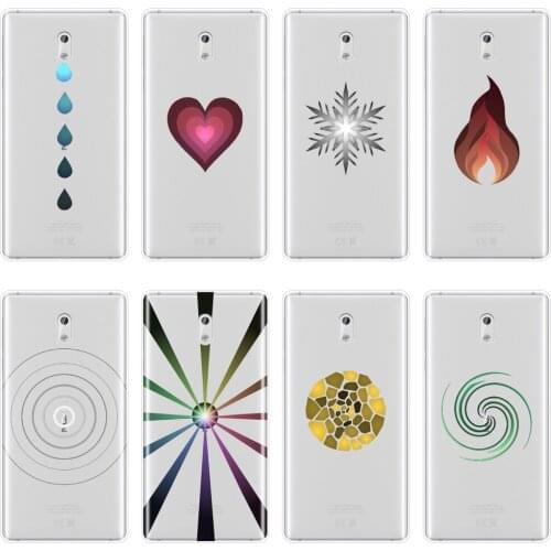 Back Cover For Nokia X71 X6 7 Plus Nokia6 Nokia5 Nokia3 Nokia2 Heart Flame Silicone Soft Phone Case For Nokia 1 Plus 2 3 5 6 8 9