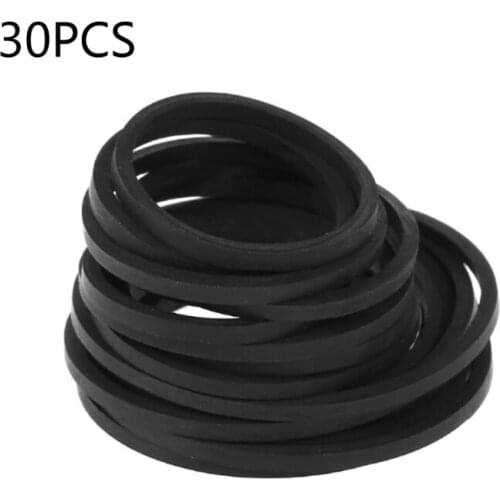 20Pcs 25-135mm Mix Cassette Tape Machine Belt Assorted Common Belt for Recorder