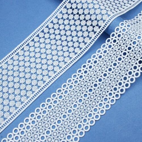 African Laces 2021 White Dot Fabric Ribbon HighQuality 10yard Handwork Sewing Trim Skirt Curtain Wedding Craft Dress Accessories
