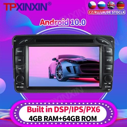 Android 10.0 For Mercedes Benz W203 W209 W463 W168 Car Radio Multimedia Video Recorder Navigation GPS Accessories Auto 2din DVD