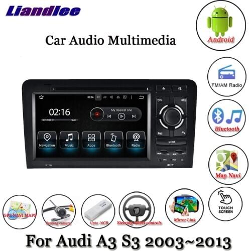 Car Android Multimedia System For Audi A3 S3 8P 2003-2011 Radio GPS Navigation Player Carplay Androidauto Head Unit HD Screen
