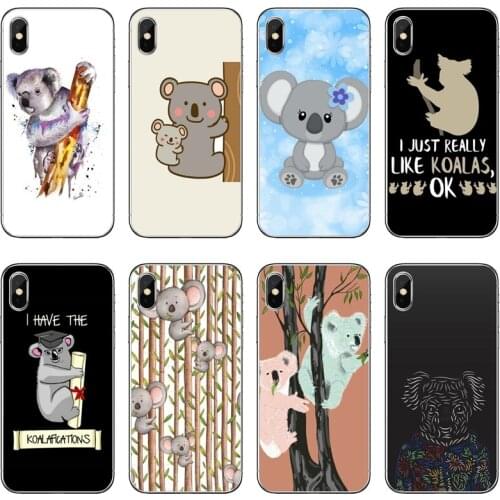For LG G5 G6 G7 Q6 Q7 Q8 Q9 V30 X Power 2 3 Nokia 6 7 8 9 For OnePlus 3T 5T 6T cover case cute cartoon Koala