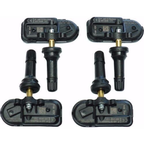 68157568AA TPMS Tire Pressure Monitor Sensor For 2014-2017 Jeep Cherokee Dodge Ram 1500 2500