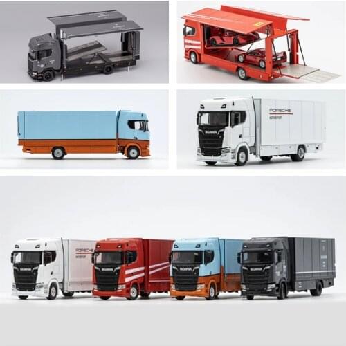 **Pre-Order** GCD 1:64 Scania S730 Double Deck Gull Wing Tow Truck Diecast Model Car