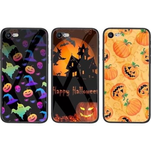 Happy Halloween For Huawei Honor 8A 8C 8X 9 9A 9I 9X 10 10I 10X 20 20I 20S V10 V40 Lite P9 Black Funda 3D Waterproof Painting