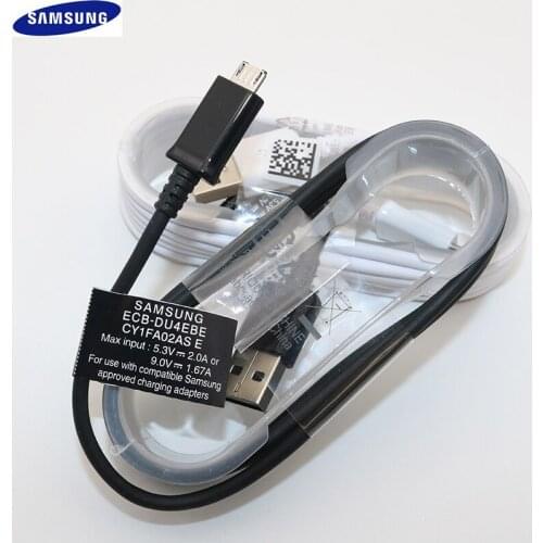 For Original Samsung Fast Charger micro usb Cable 1M-1.5M 2A Data Line For SAMSUNG Galaxy S6 S7 Edge Note 4 5 J4 J6 J5 A3 A5 A7