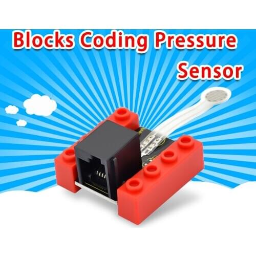 Kidsbits Blocks Coding Pressure Sensor Pressure Resistor Resistance-type Flexible Force Sensor Electrical Signal For Arduino
