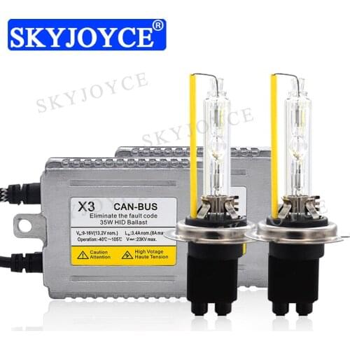 SKYJOYCE AC 12V 35W HeratRay Canbus HID LIGHT Kit Original DLT X3 Canbus HID KIT 5500K 35W HeartRay HID Bulb H1 H7 H11 HID KIT