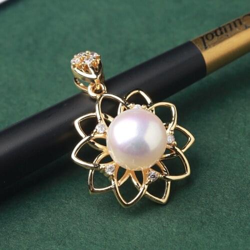 2 COLOR Fashion Pendant Mounts Findings Settings Jewelry Parts Fittings Accessories for Pearls, Corals, Jade Beads, Stones