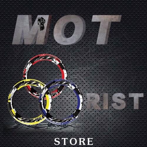 A set of 4pcs Thick Edge Outer Rim reflective Sticker Stripe Wheel Decals Fit for YAMAHA YZF yzf all