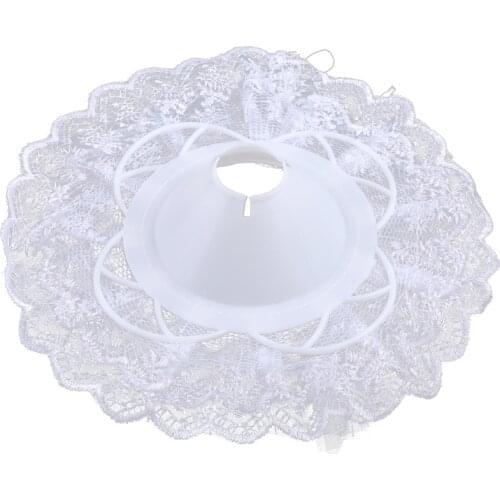 2021 New 22cm DIY Wedding Bridal Bouquet Holder Crochet Hollow Out Scalloped Lace Holding Flower Collar Decoration Supplies