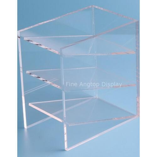 Transparent Acrylic Pen Rack Jewelry Accessories Shelves Small Items Show Eyebrow Pencil Display Shelf Collection Display