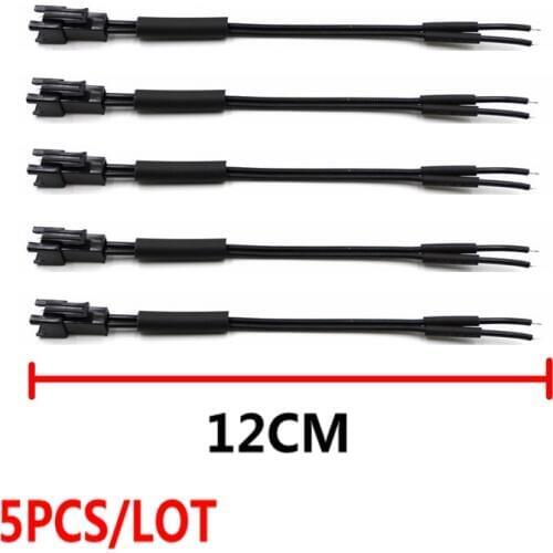 12CM Connector SM Leadwire Cable For EL Wire Tube Neon Strip Light Conected Electroluminescent Light 5pcs/lot