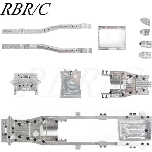 R604S Full Metal Chassis DIY Modified Upgraded Accessory Part For WPL D12 1:10 Off-Road Drift Remote Control Car Model Toy