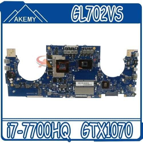 SAMXINNO For ASUS S7VS GL702V GL702VS GL702VSK Laotop Mainboard GL702VS Motherboard with i7-7700HQ GTX 1070/8GB