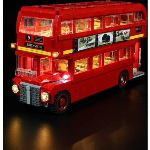 Led Light Kit For lego CREATOR EXPERT the London bus Compatible With 10258 and 21045 blocks set (not include the car)