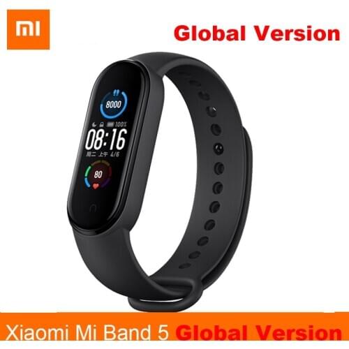 In stock Xiaomi Mi Band 5 Smart Bracelet Miband 5 Smartband Fitness Traker Bluetooth Sport Waterproof Smart Band