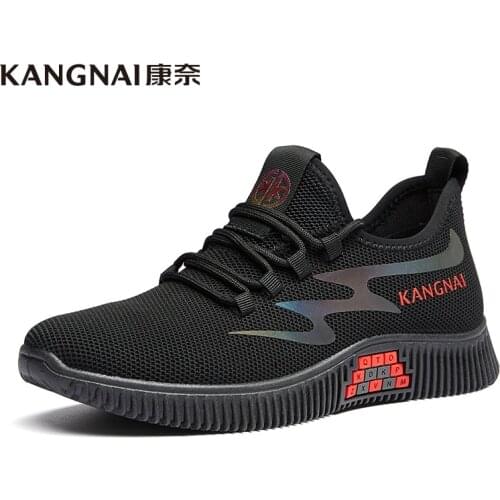 KANGNAI Women Shoes Sneakers Lace-Up Air Mesh Spring Summer Jogging Breathable Sports Casual Shoes Footwear