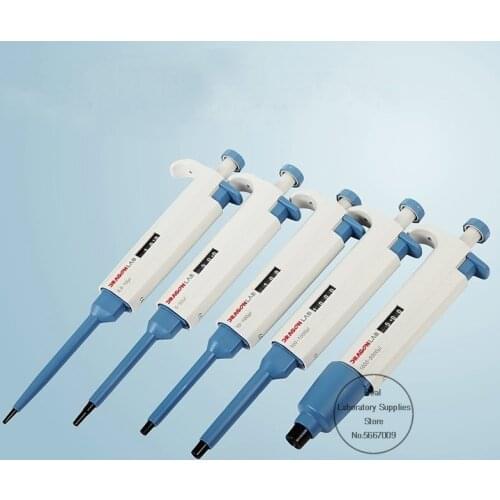 1pcs dragon lab single channel manual adjustable toppette pipette pipettor
