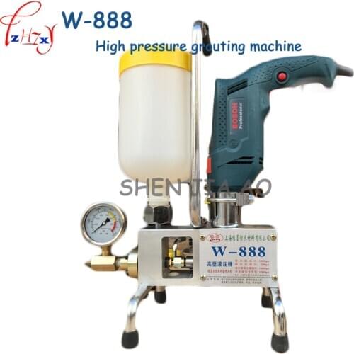 1pc High - pressure grouting machine polyurethane plugging grouting machine W-888 building chemical plugging grouting machine