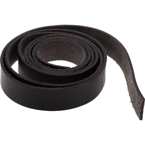 2 M Leather Cord, Leather Belt, Flat Leather Cord for Handicrafts Decorating