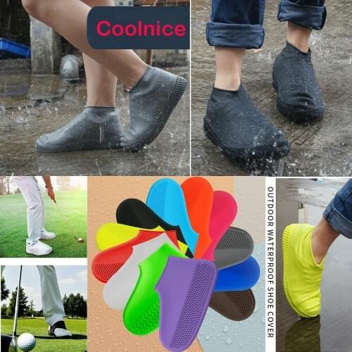 2Pcs Hands-Free Boot Automatic Step Sock Shoe Cover Waterproof Anti-slip Reusable One Step Shoe Covers