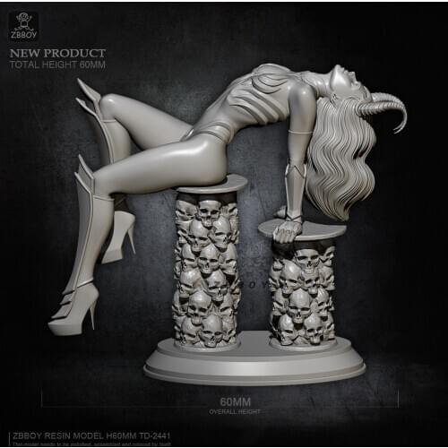 60mm Resin model kits figure toy self-assembled TD-2441