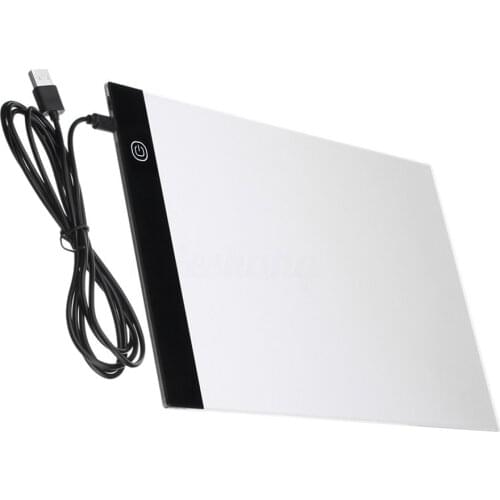 A4 USB LED Art Stencil Board Light Tracing Drawing Copy Pad Table Box Copy Station Digital Drawing Tablet