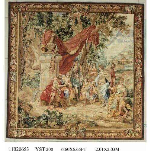 Aubusson Needle Point Tapestr walls tapestry Large Wall Tapisserie Printed Home Decorative
