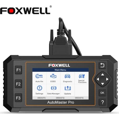 Foxwell NT644 OBD2 Scanner Oil SAS SRS 19 Reset Functions All System Car Diagnostic Tool Professional OBD 2 Automotive Scanner
