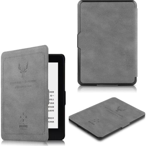 Case For Kindle New 2016 E-book Smart Cover PU leather case For Amazon Kindle 8th Gen SY69JL 2016 model Protective Sleeve 6 inch