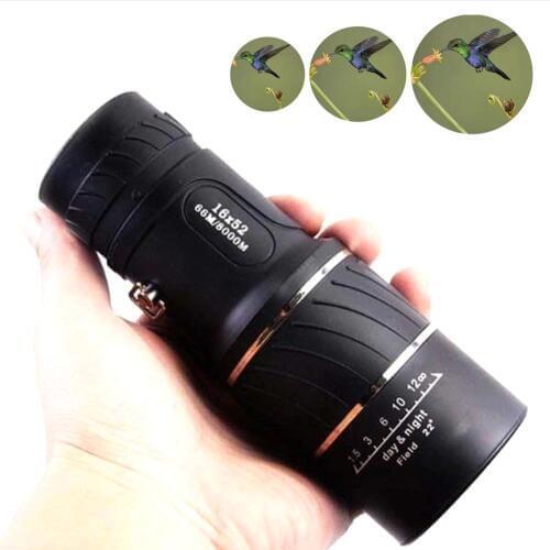 Dual Telescope 16x52 High Power HD Optical Hunting Telescope Low-light-level Night Vision Outdoor