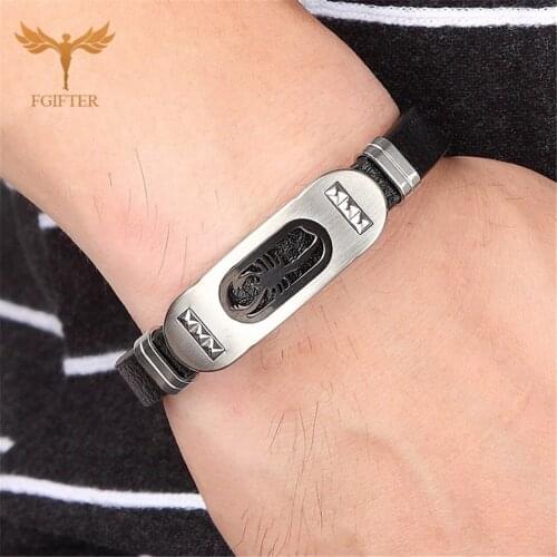 GHZTYF Men's Leather Bracelets