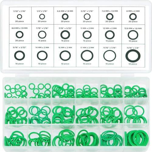 GYTB 270 Pcs/Set Rubber O Ring Washer Seals Watertightness Assortment O Rings Gasket Washer 18 Different Size Gaskets With O'R