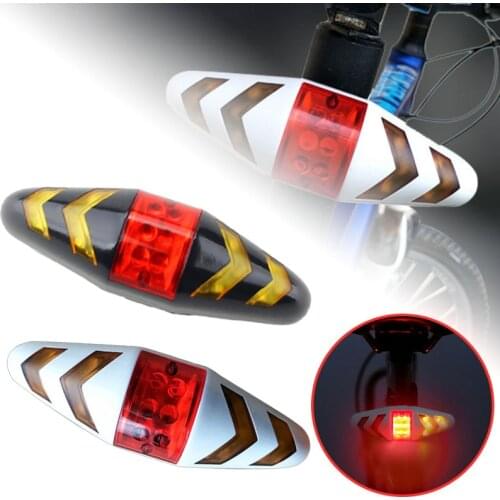 Hot Bicycle Tail Light Turn Signals Wireless Remote Warning Light Accessories Mountain Bike N66