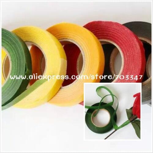 Wholesale Floral Paper Tape for Nylon Stocking Flower Accessories in Many different Colors 5PCS