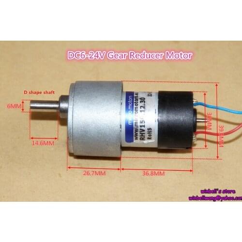 Original Japan micro motors RHV158.12.30 24V 430RPM geared motor toy robot/car DC gear motor