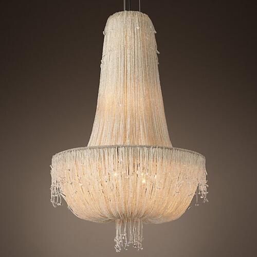 Jellyfish drop light 5 light french country white chandelier unique foyer lantern chandelier suspended kitchen light fixtures