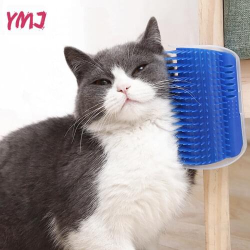 Cats Brush Corner Cat Massage Self Groomer Comb Brush Catnip Cat Rubs the Face with a Tickling Comb Cat Product Dropshipping