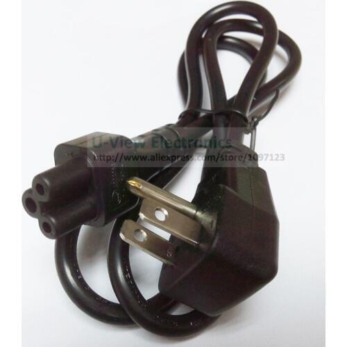 US Flat Plug Power Cord,Nema 5-15P Male Plug to IEC 320 C5 Female Socket Adapter Cable About 1M/Free Shipping/4PCS