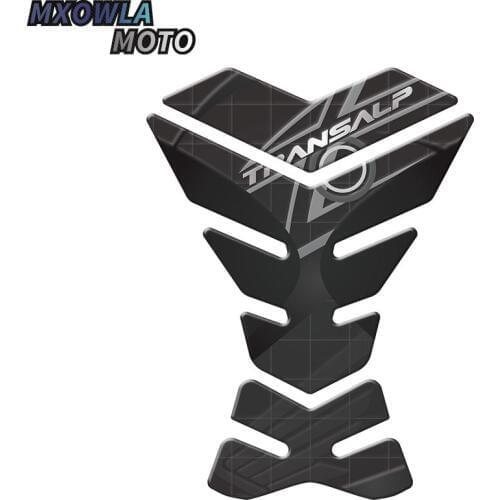 Motorcycle Carbon Fuel Gas Tank Cap Cover Pad 3d Sticker Protector for XL650V Transalp XL700V