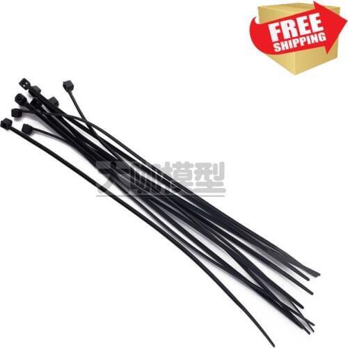 RC Parts Nylon self-locking cable tie black and white 10 pcs option parts
