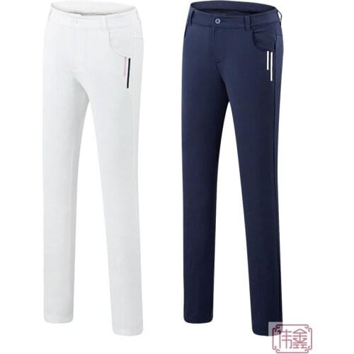 Golf Pants For Women Spring Sports Golf Trousers Middle Waist Breathable Elastic Slim Golf Apparel