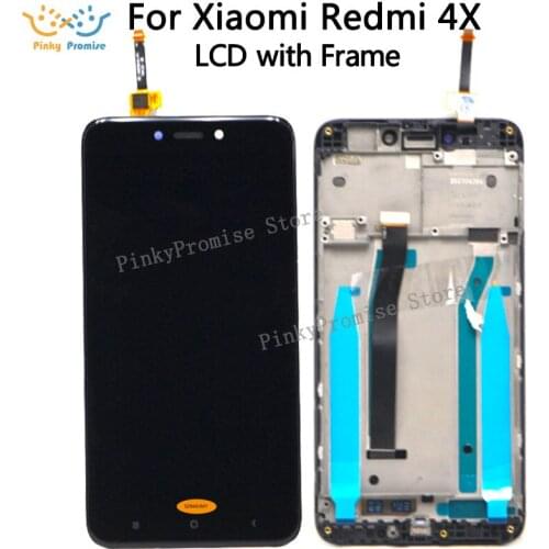 For Xiaomi Redmi 4X LCD Display Touch Screen Digitizer Assembly Replacement Part With Frame + Tools Free shipping