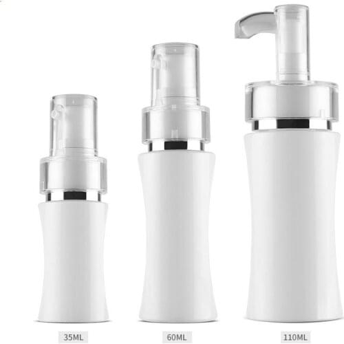 300pcs 35/60/110ml Container With Cosmetics Empty Refillable Bottles Cream Pump Pressed Spray Body Wash Skin Care Shampoo Lotion