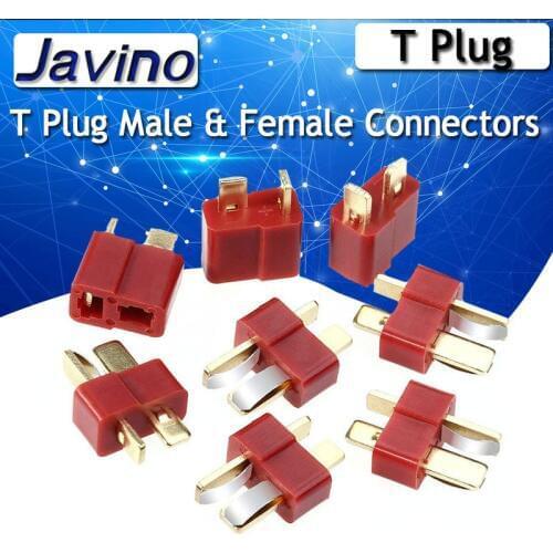 5Pairs T Plug Male & Female Deans Connectors Style For RC LiPo Battery New